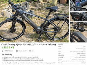 Cube E bike