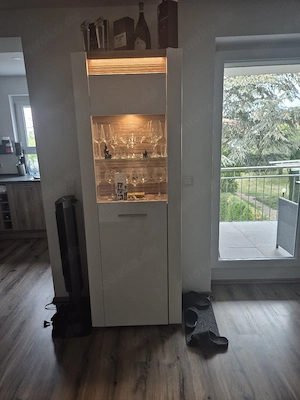 Moderne Wohnwand 4 Teile mit Beleuchtung 