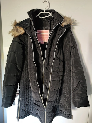 Winterjacke schwarz