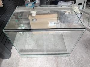 Glasterrarium 60x40x50 cm mit Lampe