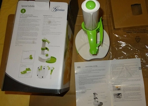 RC Genius Speed Schäler P1000 Apfelschäler6-tlg in Originalverpackung für 1 Apfel benutzt