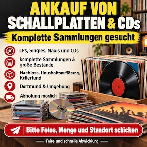 Schallplatten und CDs aus Sammlungen, Nachlässen und Haushaltsauflösungen gesucht