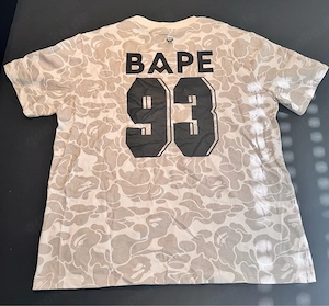 A Bathing Ape x Inter Miami Camo T-Shirt Bape 93 Beige   Weiß   Gr. L