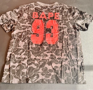 A Bathing Ape x Inter Miami Camo T-Shirt Bape 93 Grau   Pink   Gr. L