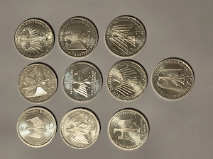 10   10 DM Silbermünzen   625 Silber