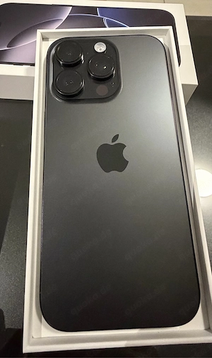 iPhone 16 Pro 128 GB   Titan Schwarz   95 % Akku