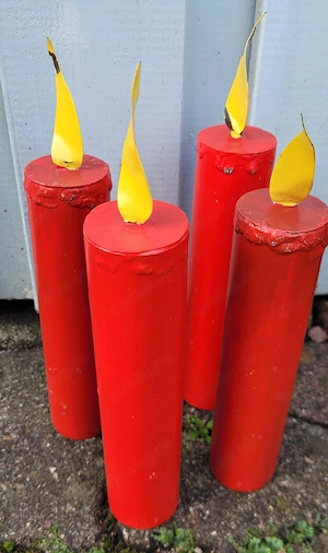 Kupferarbeit - 4 Adventskerzen