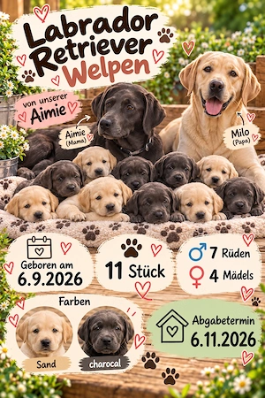 Labrador Retriever Welpen 