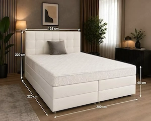 Luxus Boxspringbett Kretzschmar 200x200 cm   Made in Germany