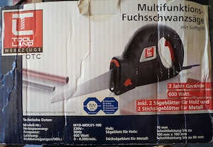 TOOLLAND Multifunktions-Fuchsschwanzsäge 600 Watt M1D-MDL01-100, DEFEKT, Ersatzteile, Bastler