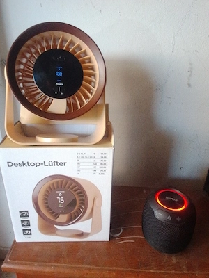Ventilator und ein Lautsprecher für Handy Boom box 3