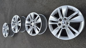 4 x Original Skoda 17 Zoll Alufelgen 