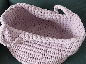selbstgehäkelte Tasche