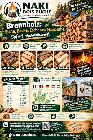 Hochwertiges Brennholz   trocken und sofort verfügbar