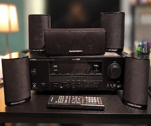 Yamaha RX-V463 + 5  Harman Kardon Satelliten   5.1 Heimkino