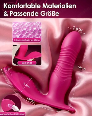 Aufsitz Dildo Vibrator Sex Spielzeug NEU