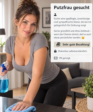 Putzfrau gesucht 