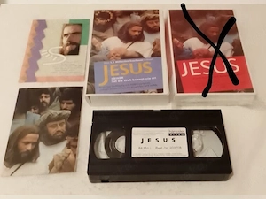 VIDEO Kassetten: JESUS   DER FILM: Keiner hat die Welt bewegt wie er!