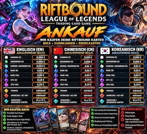 Riftbound Karten & Sammlungen gesucht   Bulk EN   CN   KR