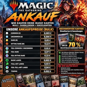 Magic the Gathering Karten & Sammlungen gesucht   MTG Bulk