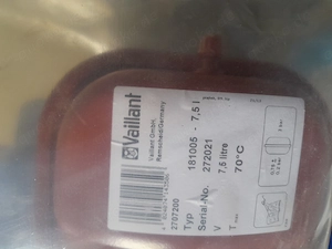 Ausdehnungsgefäß 7,5 Liter Vaillant Typ 181005