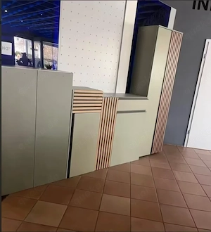 Garderobe Flurmöbel Schuhschrank Kommode Farbe Grün Holz