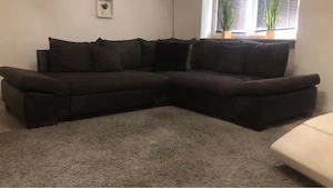 Grosses Ecksofa mit schlaffunktion 