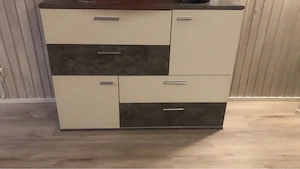 2 Moderne sideboard weis  betonoptik