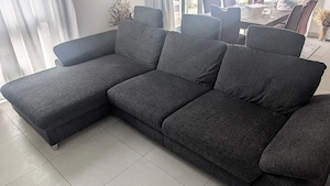 Hochwertiges XXL-Ecksofa 3,10 m   ausziehbare Schlafcouch 