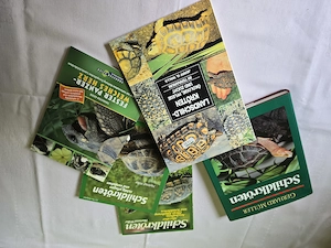 Fünf Bücher über Schildkröten