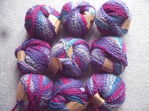 Wolle Strickgarn Bunt 9 x 