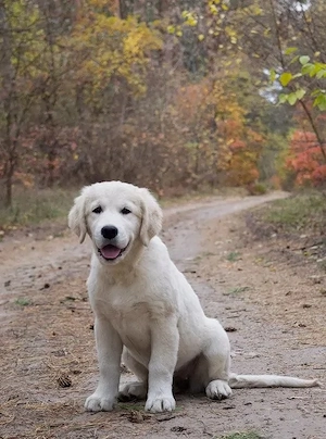 Kleine Golden Retriever möchten ihre zukünftigen Besitzer kennenlernen