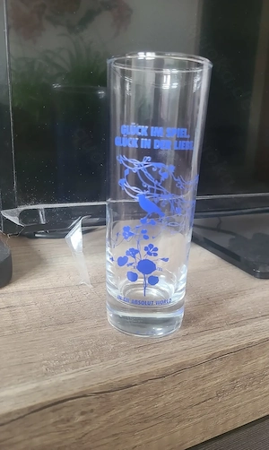 Glas Trinkgklas Sammlerstück Bardeko 