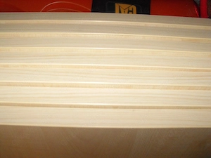10 St. Regalbretter 125cm länge, 2,5 cm stark, 40 cm breit alle Kanten mit Umleimer!