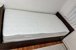 3x Einzelbett  Funktionsbett (Möbelland)+ Matratzen (Höffner)