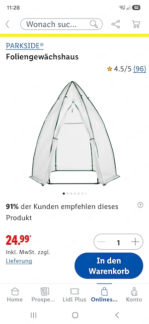 Pflanzenzelt zum Überwintern