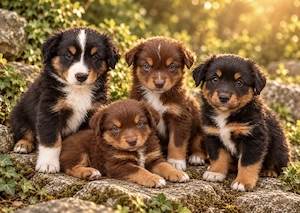 Mini Miniature Australian Shepherd Welpen mit Papieren 