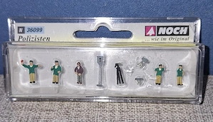 NOCH 36099 Polizisten Miniaturfiguren H0