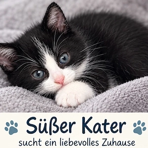 Süßer Kater  Kitten sucht ein liebevolles zu Hause 