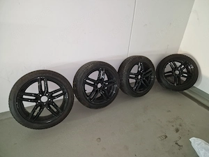 Winter Komplettrad GMP Atom Black Gloss 18 Zoll Dunlop Winter, z.B. Mercedes, AUDI
