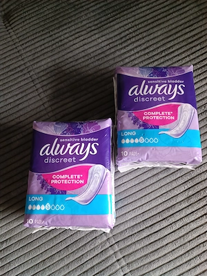 2x Always Discreet Inkontinenz Long NEU