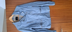 Lederjacke hell blau