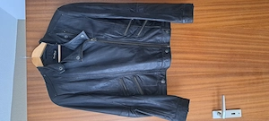 Lederjacke schwarz 