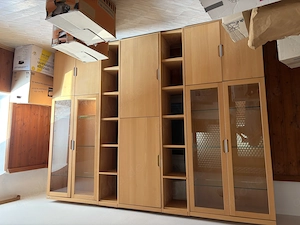 Hülsta MENTO - Massive Rotbuche 3,50 M Wohnzimmer Schrank wie neu. 