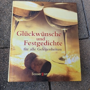 Buch Glückwünsche und Festgedichte 
