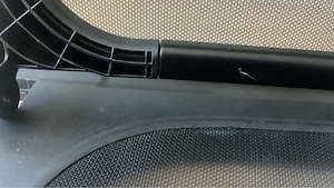 Windschott für MINI Cabrio F57   schwarz, klappbar
