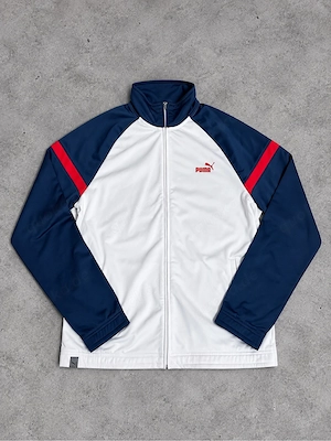    PUMA Herren Trainingsjacke   Track Jacket   Blau Weiß   Größe L