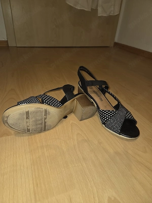 Remonte Sandalen mit Blockabsatz, gepunktet, Gr. 37