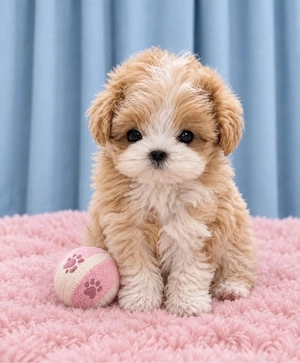 maltipoo welpe 