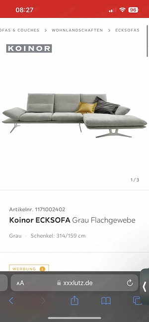 Koinor Ecksofa Couch
